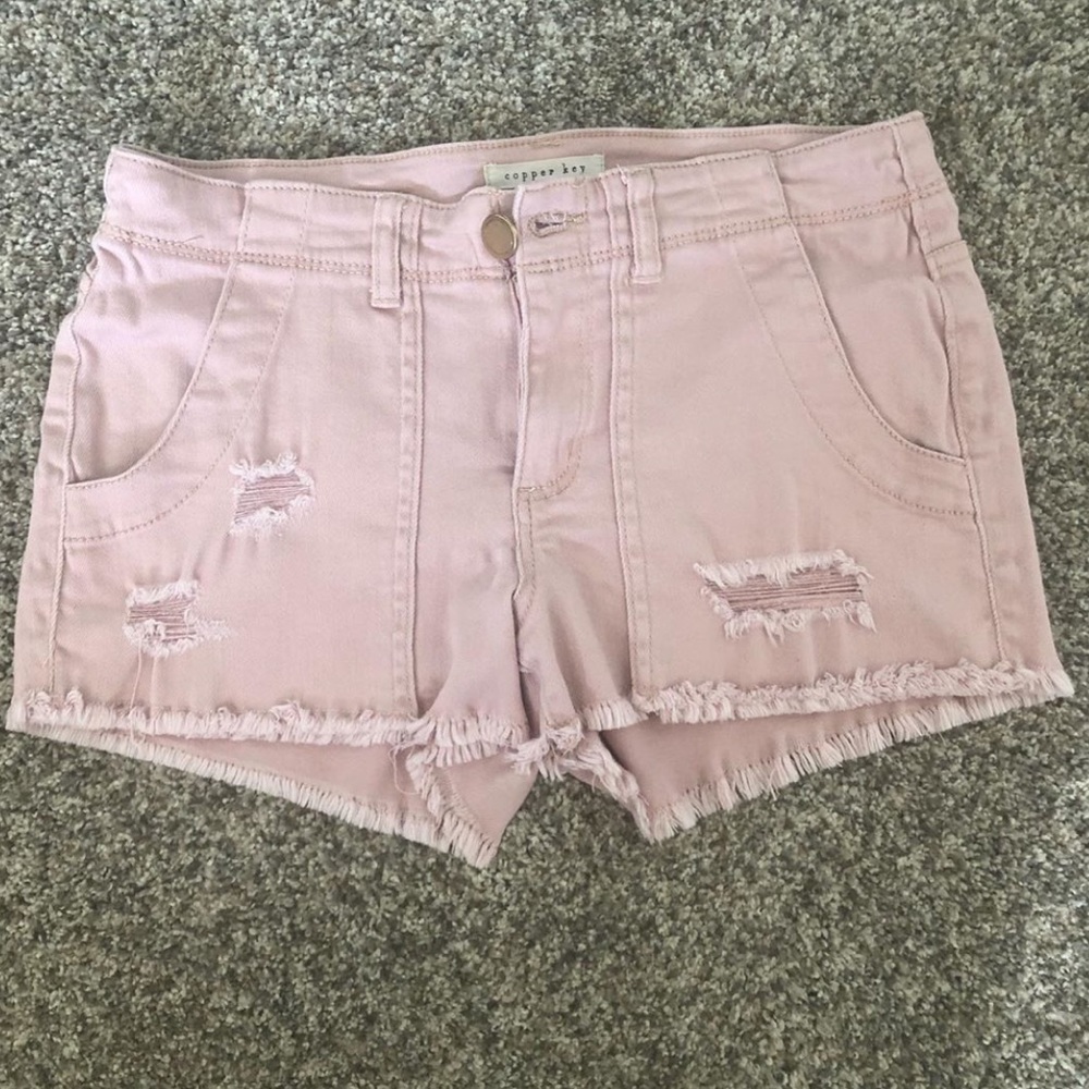 Copper Key Jean shorts